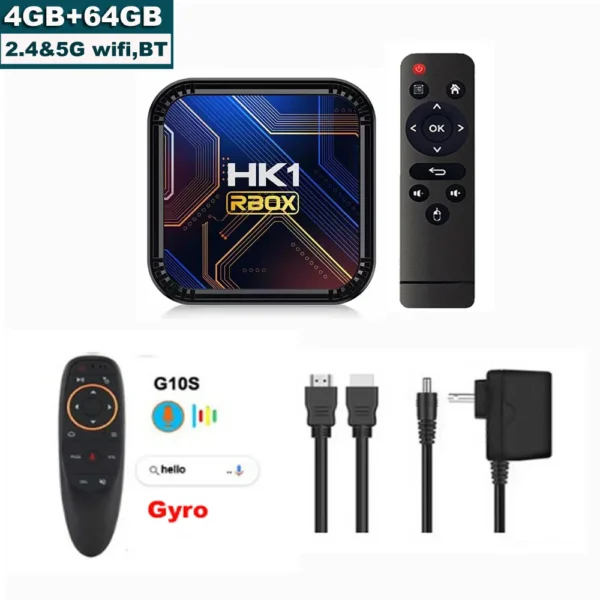 HK1 RBOX Media Player K8S RK3528 64GB 32GB 16GB 2.4G 5G 10