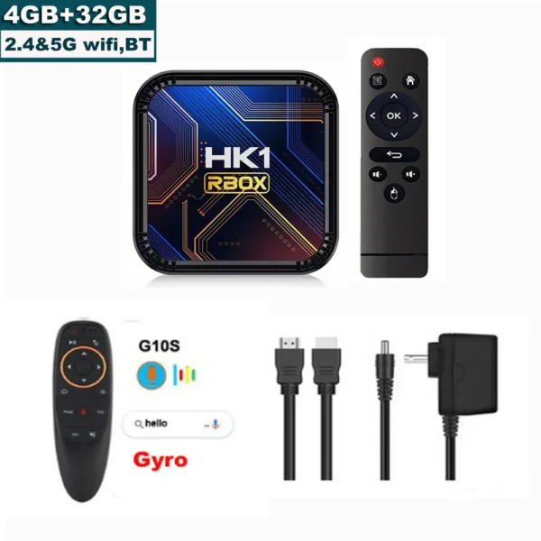 HK1 RBOX Media Player K8S RK3528 64GB 32GB 16GB 2.4G 5G 9