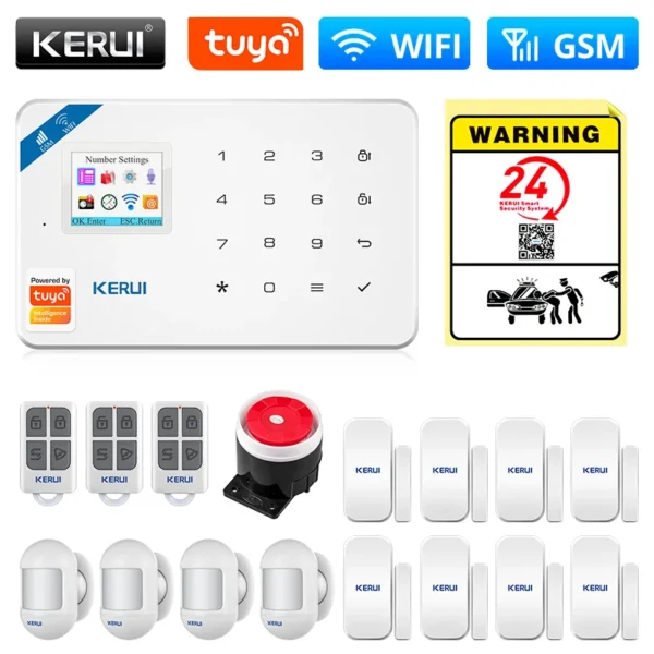 KERUI Tuya Smart WIFI GSM Security Alarm System 25