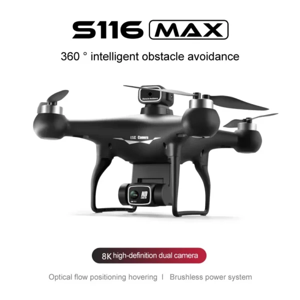 Professional S116 MAX Drone 8K WIFI FPV Camera and RC 3