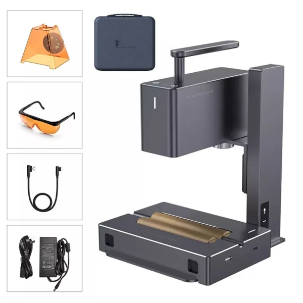 LaserPecker 2 450nm Portable Laser Engraver High Accuracy Phone and 7