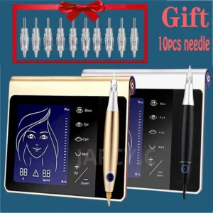 Charme Princess Machine Permanant Make up Tattoo Gun 100pcs 5R Cartridges Needles