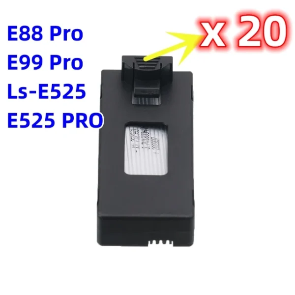 JHD Drone Battery E88 Pro/E99/P5 Pro/P1 Mini Battery 5